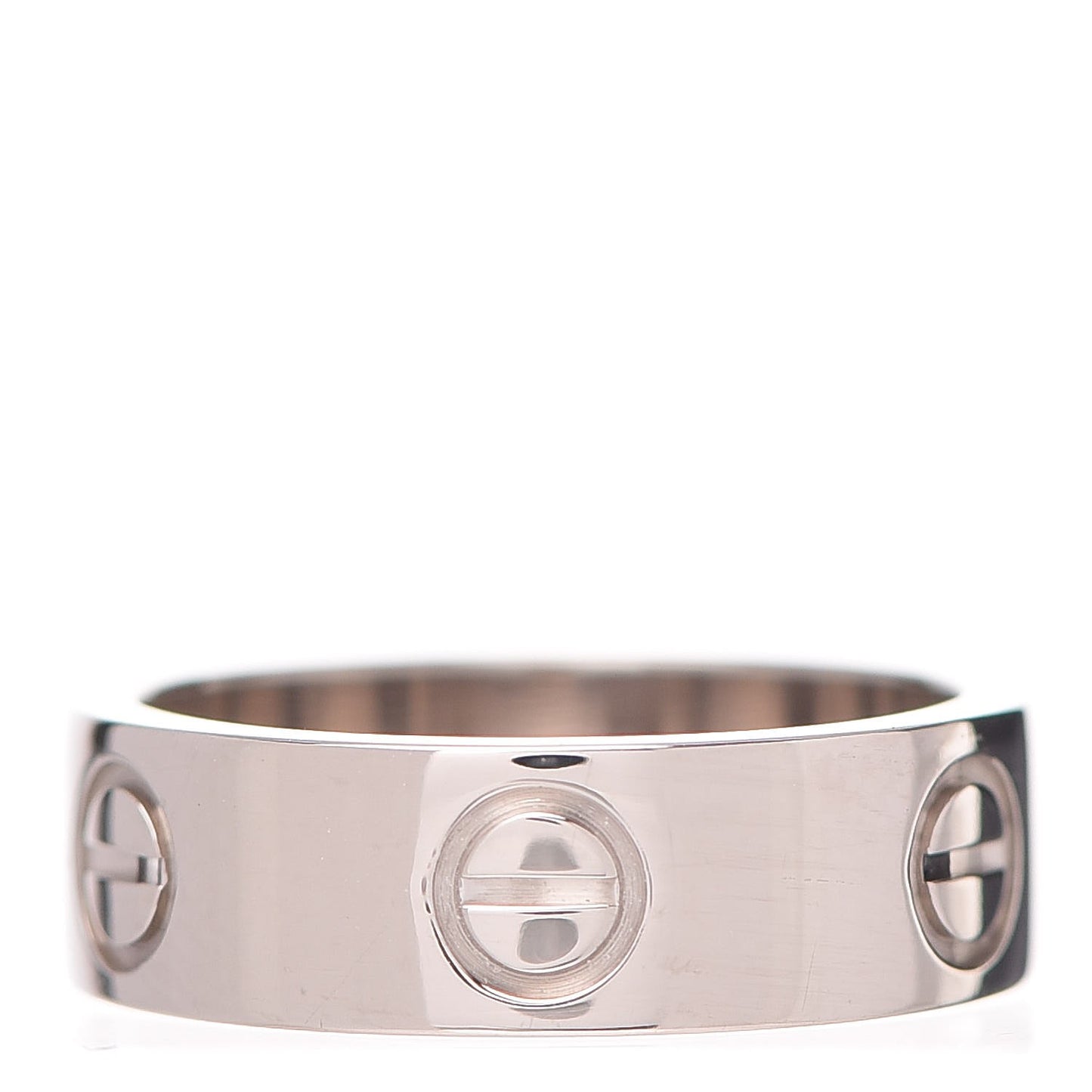 18K White Gold 5.5mm LOVE Ring 49 4.75