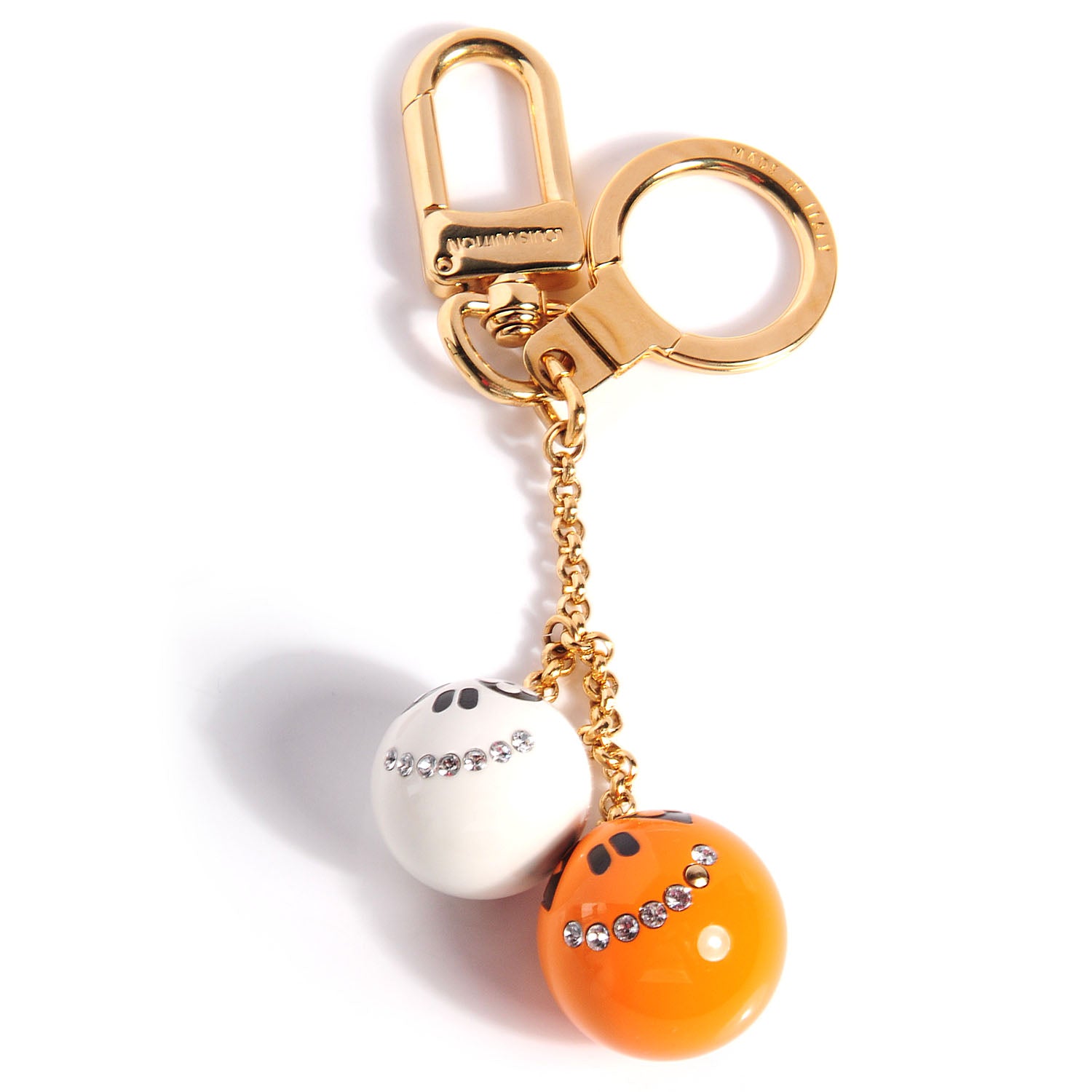 Louis Vuitton Halloween Jack and Lucie Key Cles Orange 1 of 5
