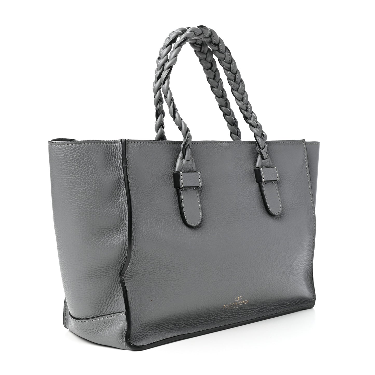 Grained Calfskin Small To Be Cool Tote Grigio Perla