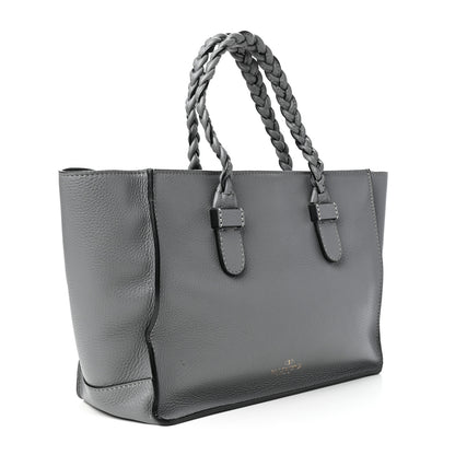 Valentino Garavani Grained Calfskin Small To Be Cool Tote Grigio Perla 4 of 10