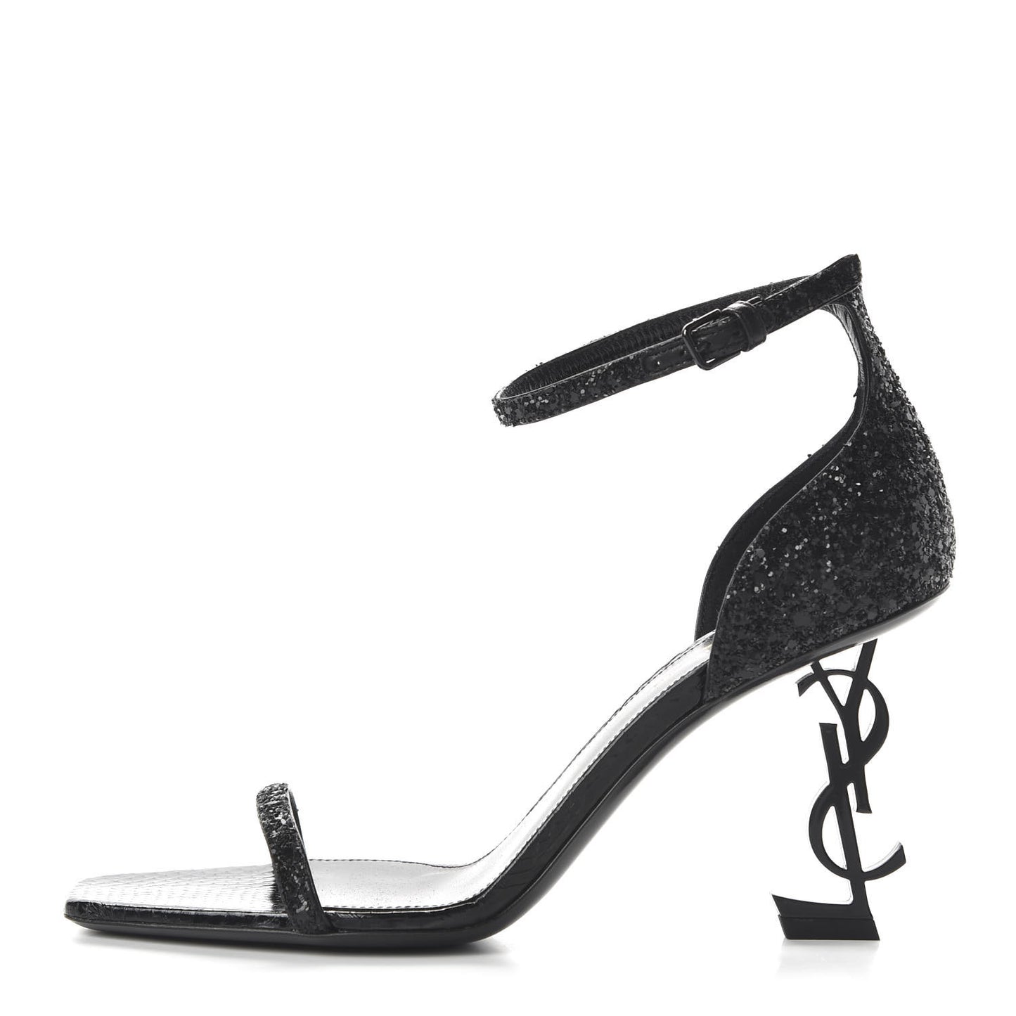 Glitter Opyum 85 Sandals 38.5 Black