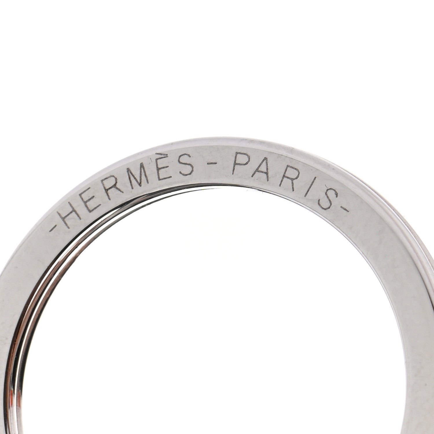 Hermes Palladium Cheval Key Ring 5 of 6