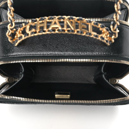 Chanel Caviar Quilted Small Pick Me Up Vanity Case Black 5 of 13