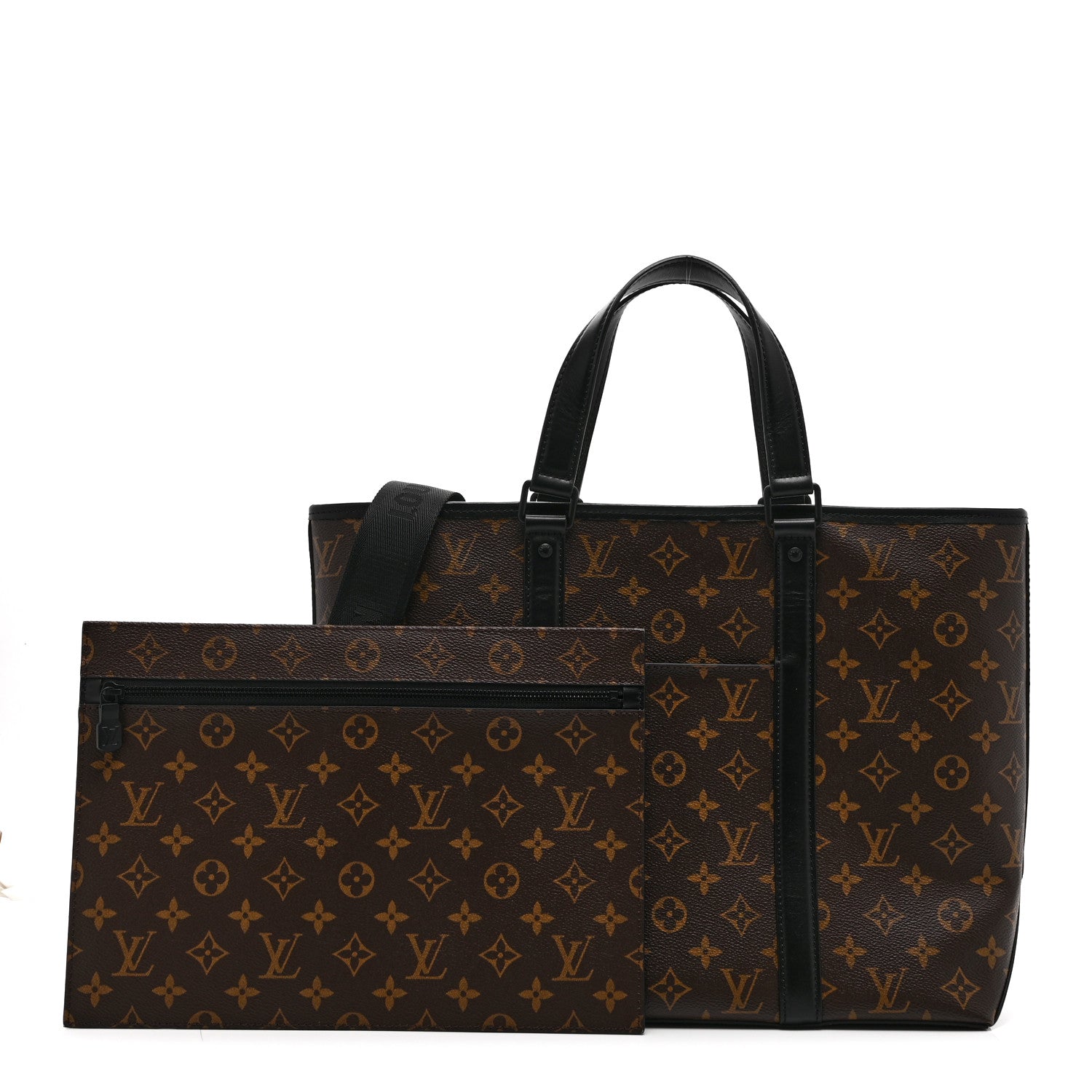 Louis Vuitton Monogram Macassar Weekend Tote PM 3 of 10