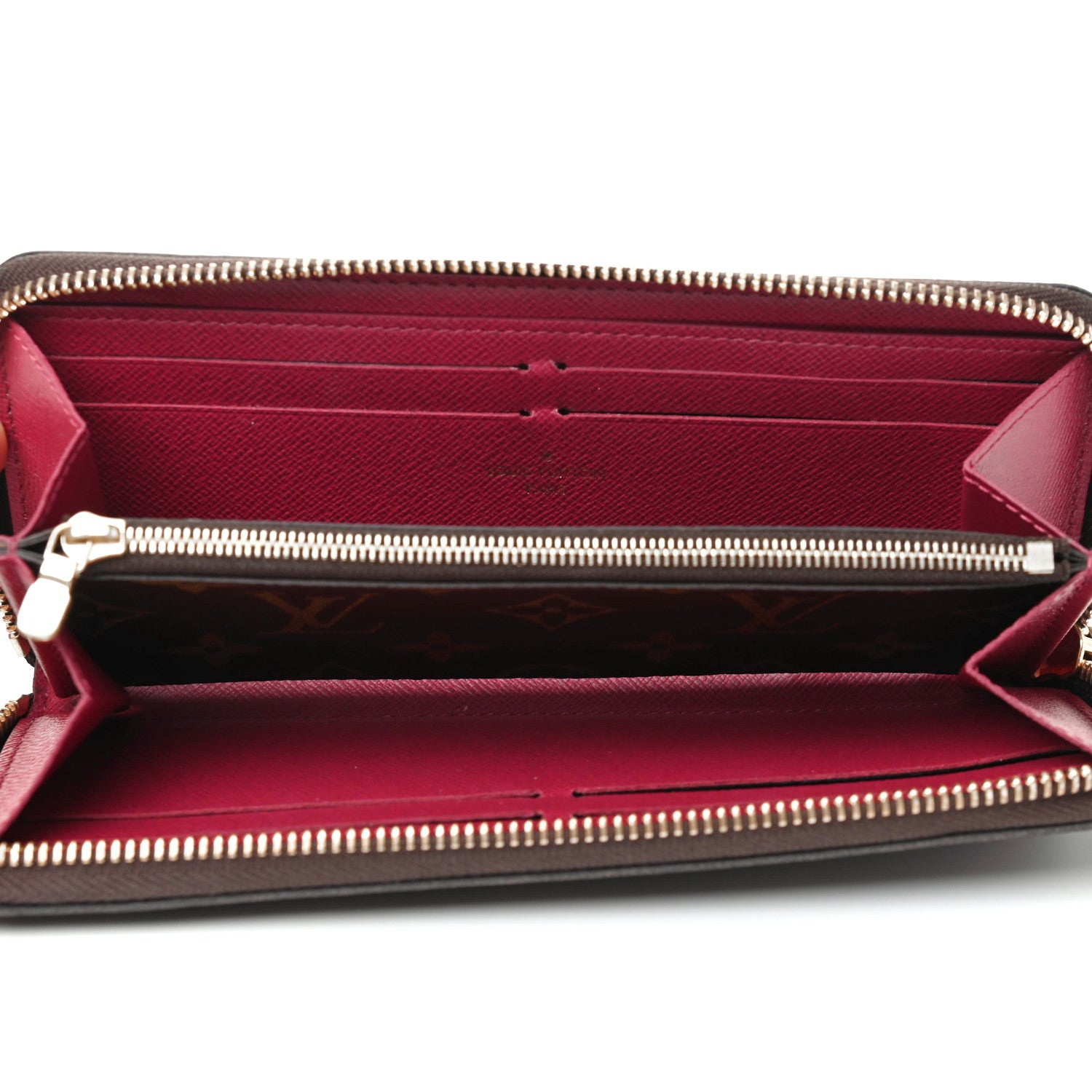 Louis Vuitton Monogram Clemence Wallet Fuchsia 5 of 7