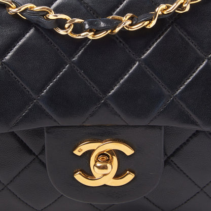 Chanel Lambskin Quilted Small Double Flap Black 6 of 9