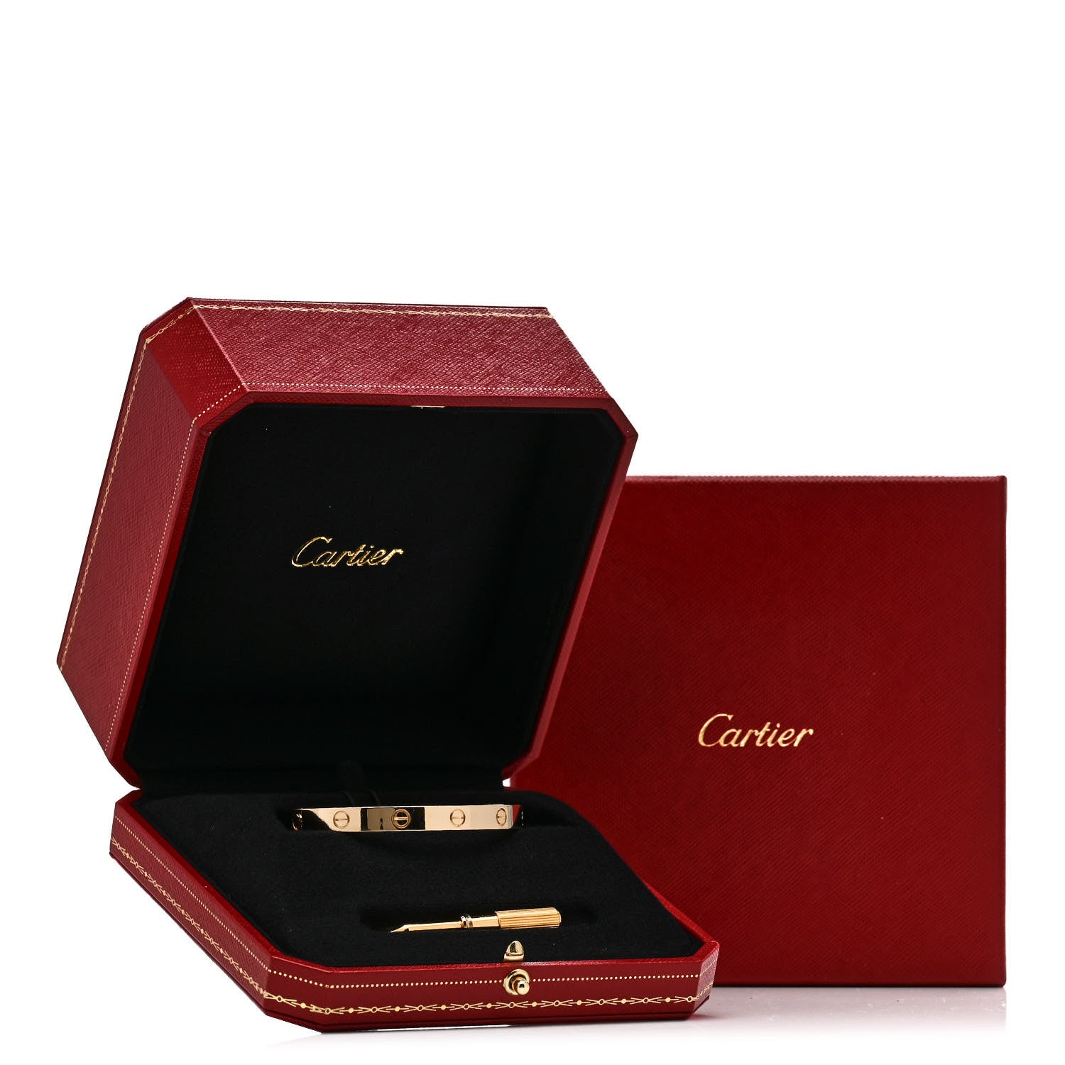 Cartier 18K Yellow Gold LOVE Bracelet 17 9 of 9