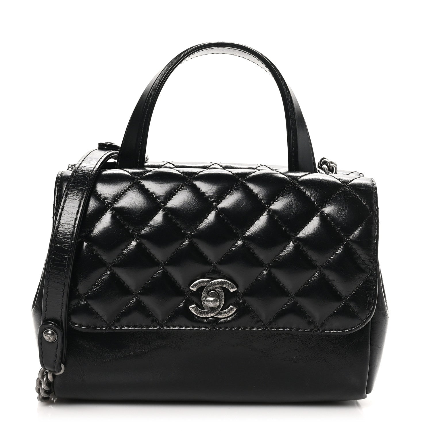 Chanel Glazed Calfskin Pilot Essentials Flap Black 1 of 11