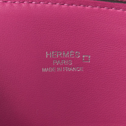 Hermes Matte Alligator Bolide Mini 1923 Rose Scheherazade 5 of 8