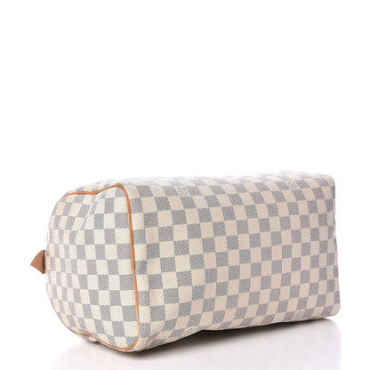 Louis Vuitton Damier Azur Speedy 30 4 of 17