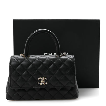 Chanel Caviar Quilted Mini Coco Handle Flap Black 11 of 11