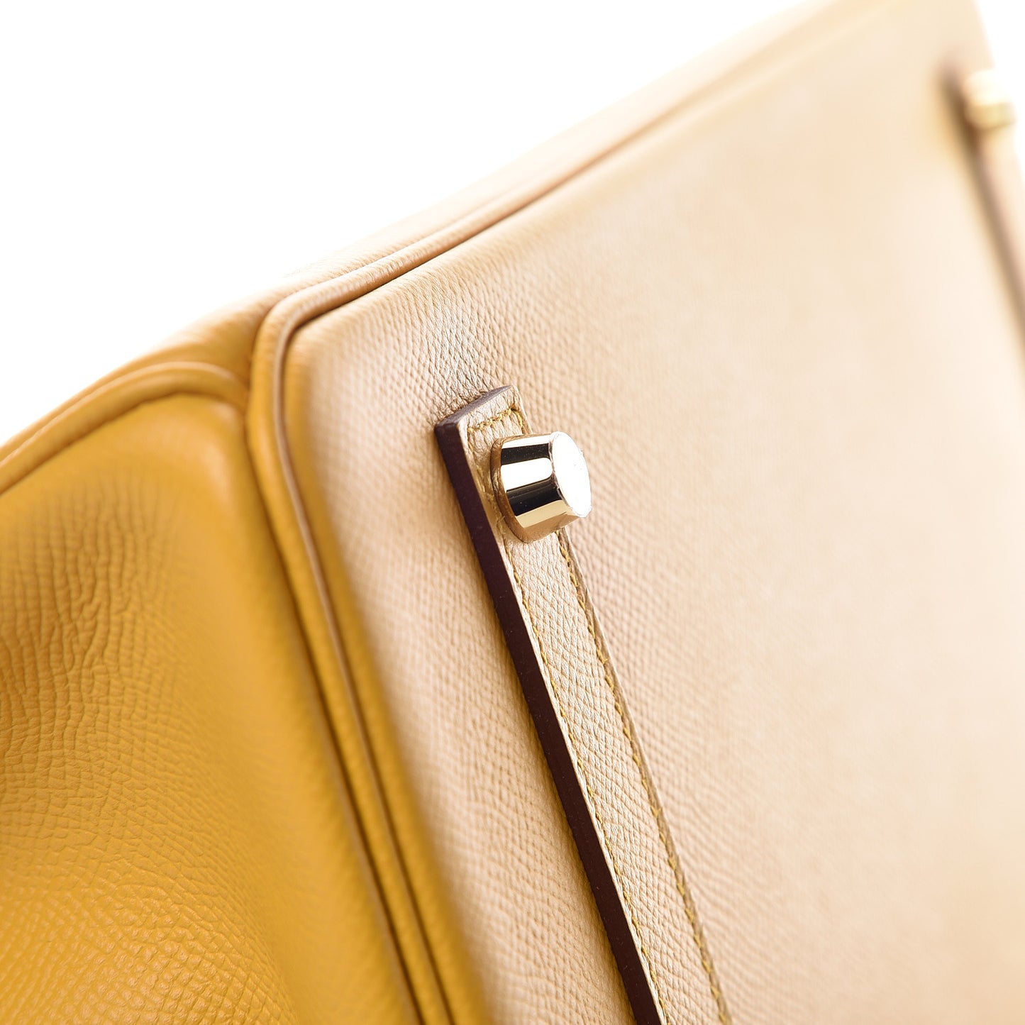 Epsom Birkin 35 Jaune Ambre