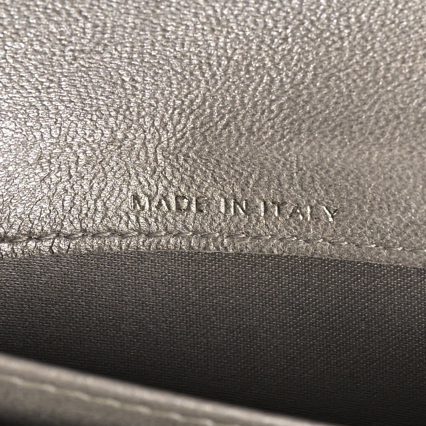 Lambskin Camellia Embossed Zipped Pocket Wallet Black