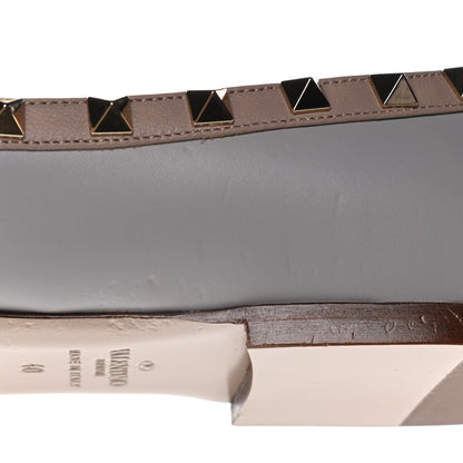 Valentino Garavani Calfskin Nappa Rockstud Ballerina Flats 40 Sky Sorbet Poudre 13 of 13