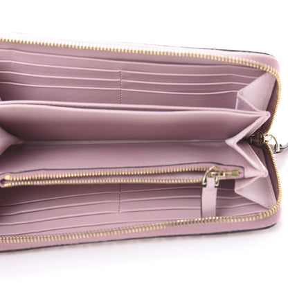 Valentino Garavani Calfskin Rockstud Zip Around Wallet Cipria 5 of 9