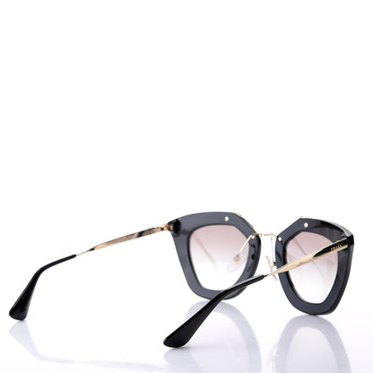 Prada Acetate Cinema Sunglasses SPR 09Q Black 3 of 7