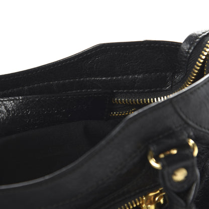 Balenciaga Agneau Classic Gold Hardware Mini City Black 9 of 10