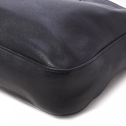 Prada Vitello Daino Shoulder Bag Black 4 of 9