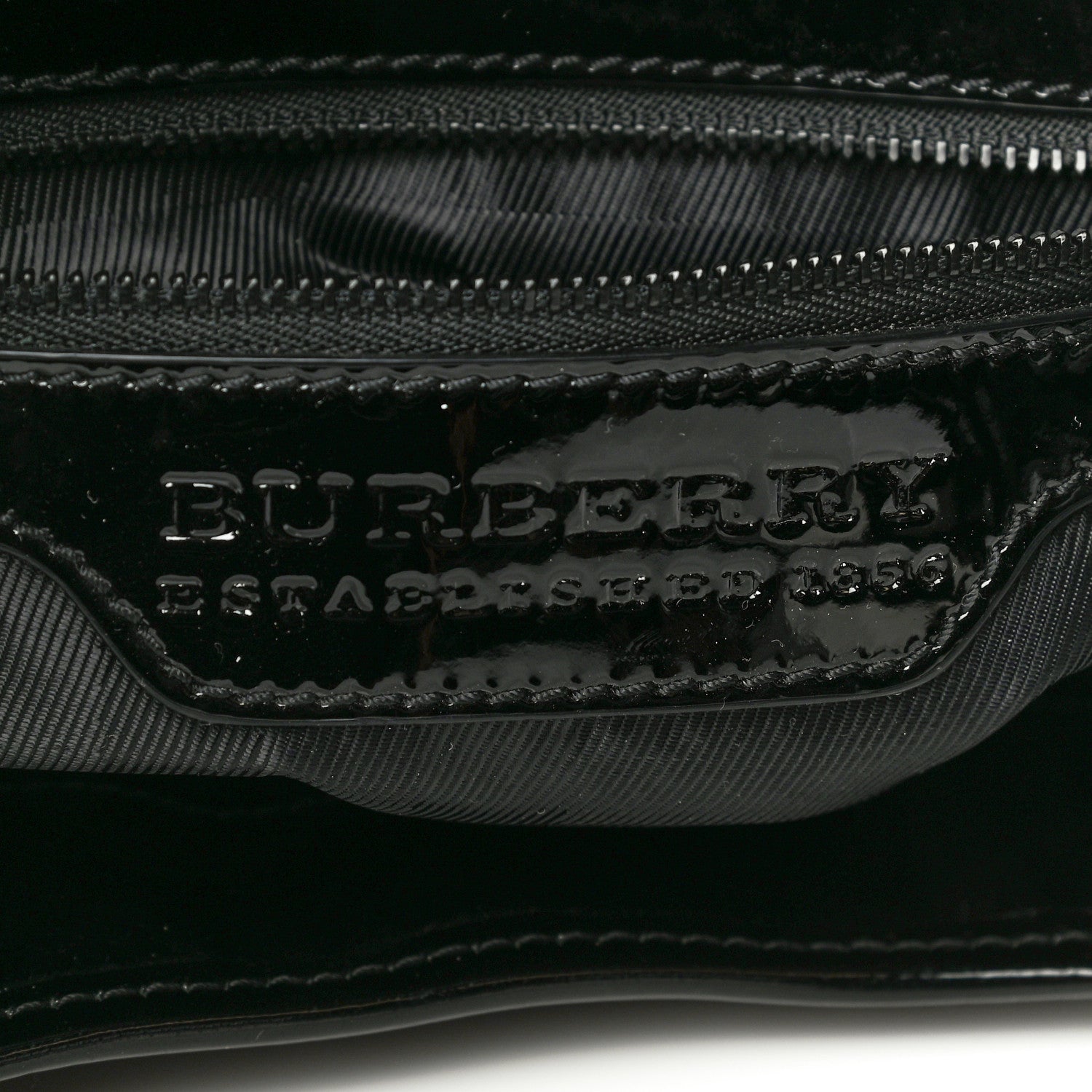 Burberry Patent Quilted Brook Hobo Black 8 of 10