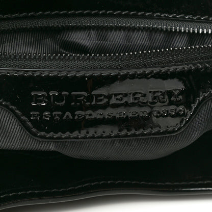 Burberry Patent Quilted Brook Hobo Black 8 of 10