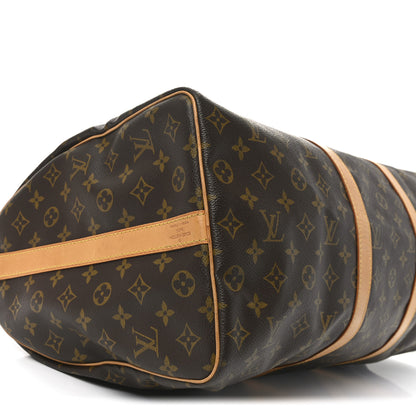 Louis Vuitton Monogram Keepall Bandouliere 50 9 of 10