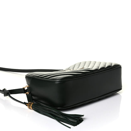 Saint Laurent Calfskin Matelasse Monogram Lou Camera Bag Green 3 of 7