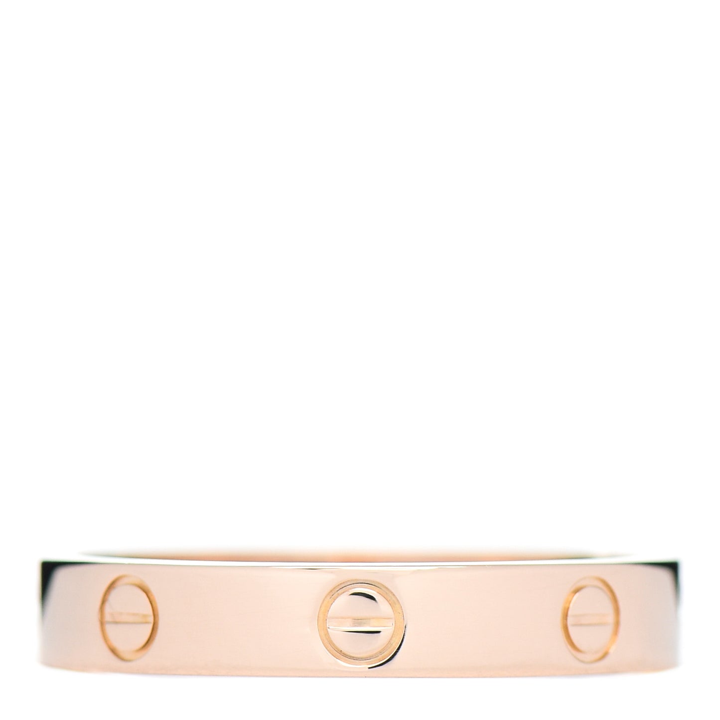 18K Pink Gold 3.5mm LOVE Wedding Band Ring 62 10