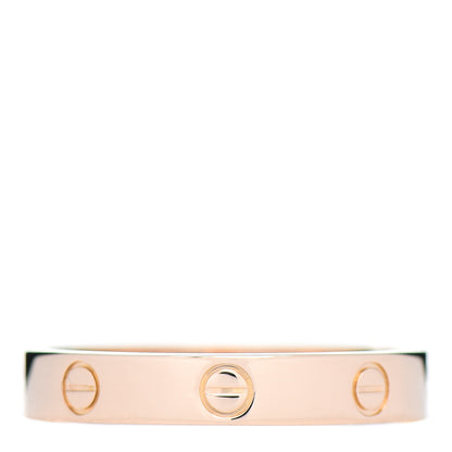 Cartier 18K Pink Gold 3.5mm LOVE Wedding Band Ring 62 10 1 of 4
