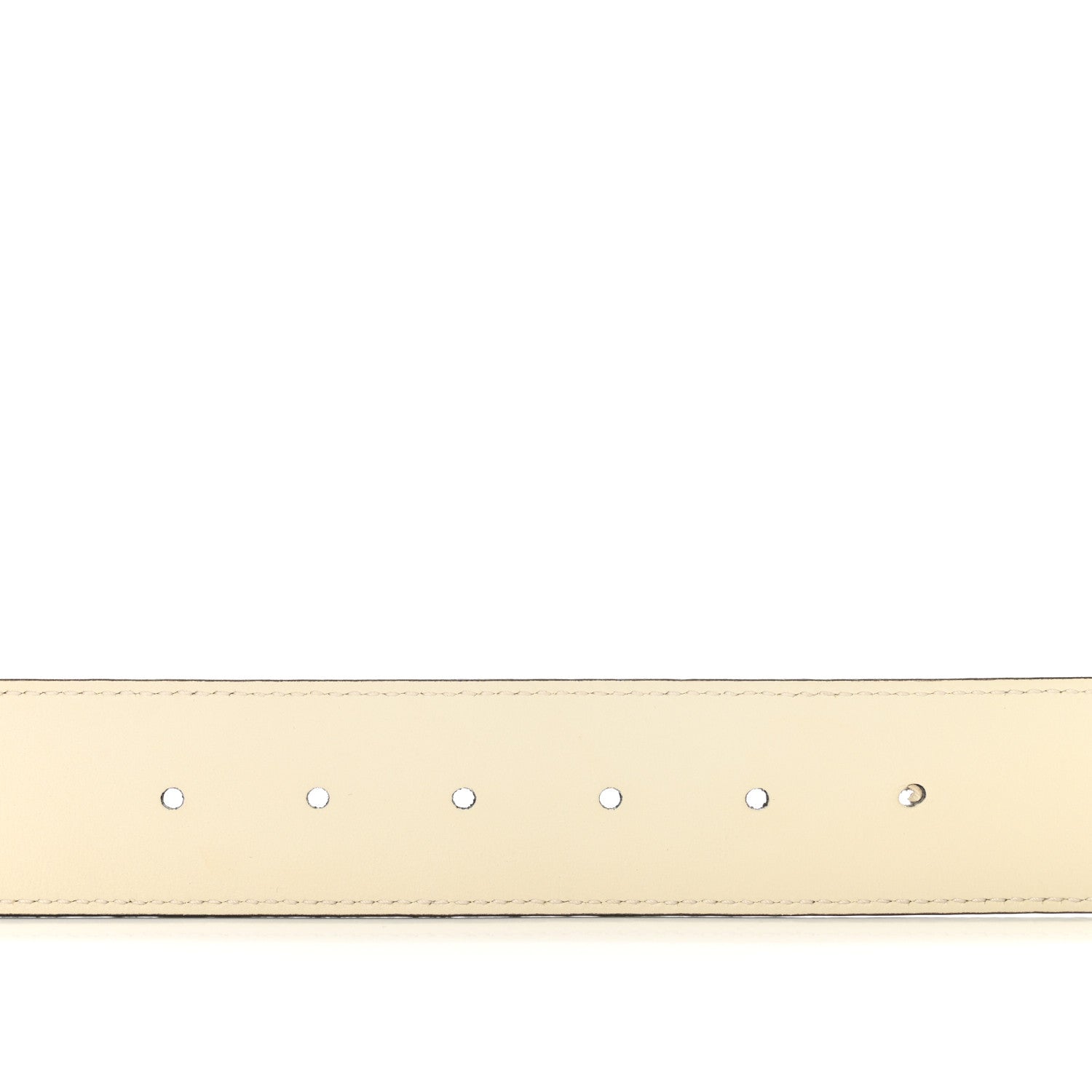 Gucci Calfskin Double G 40mm Belt 75 30 Mystic White 5 of 5
