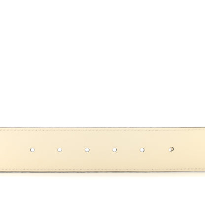 Gucci Calfskin Double G 40mm Belt 75 30 Mystic White 5 of 5