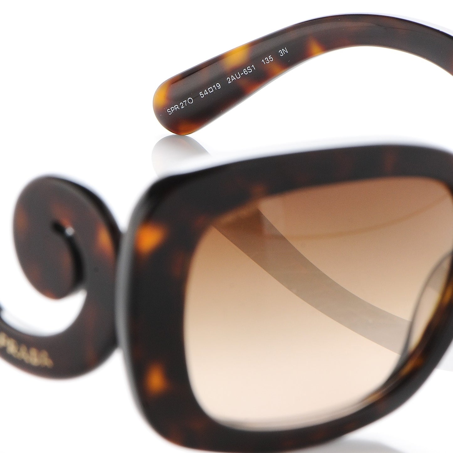 Acetate Baroque Sunglasses SPR 27O Tortoise