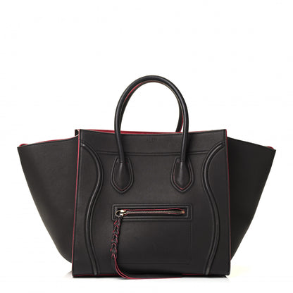 Celine Baby Grained Calfskin Medium Phantom Luggage Dark Taupe 1 of 5