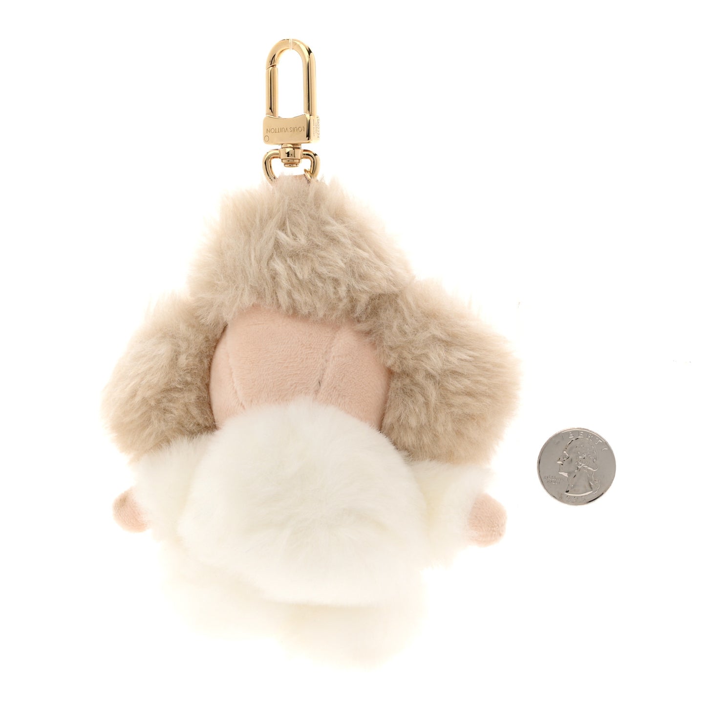 Faux Fur My Vivienne Bag Charm Gris