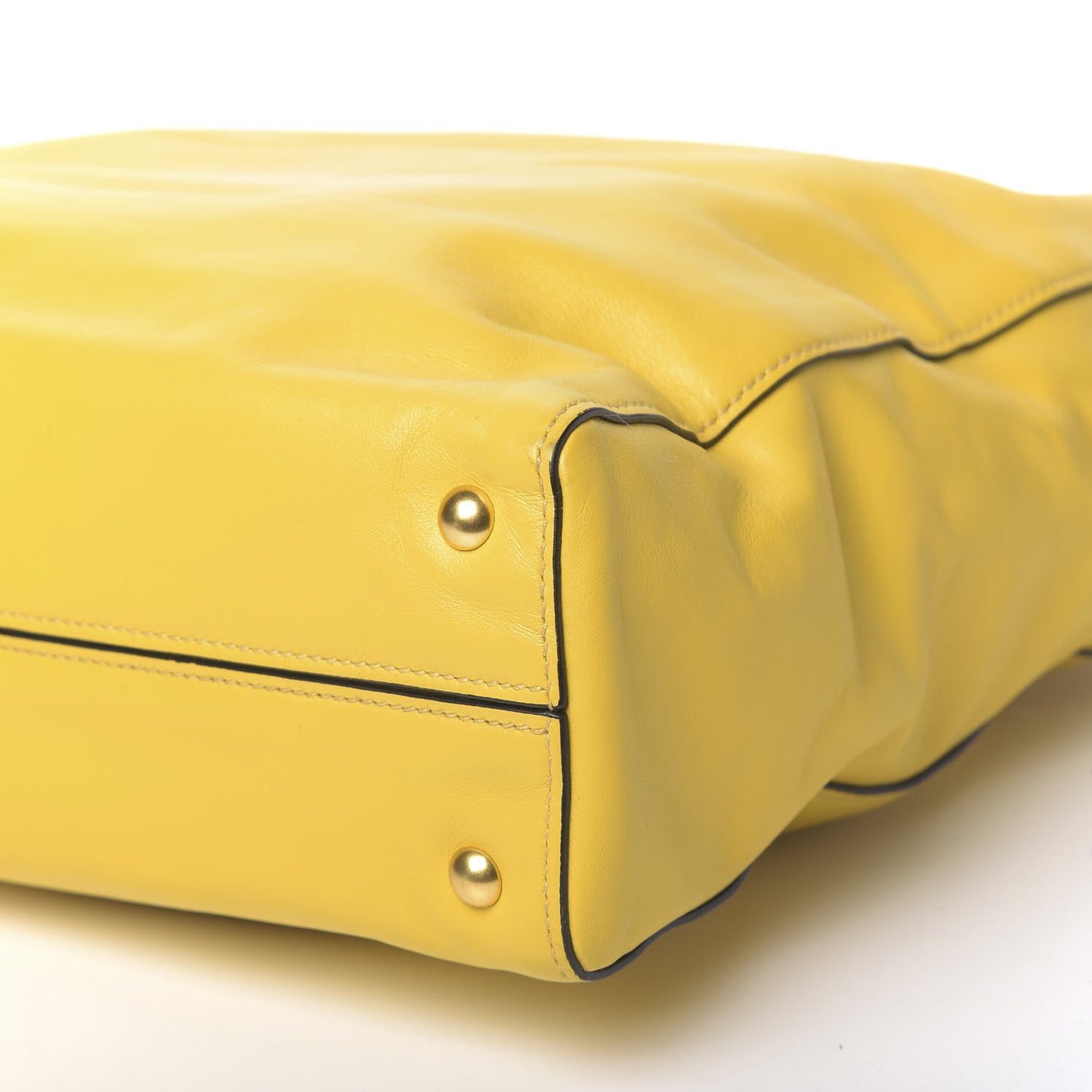 Vitello Soft Calf Tote Yellow