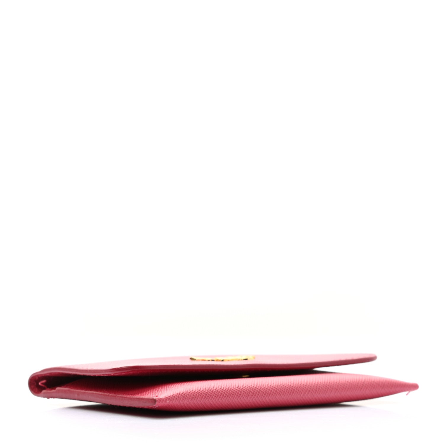 Prada Saffiano Metal Flap Wallet Peonia 5 of 10