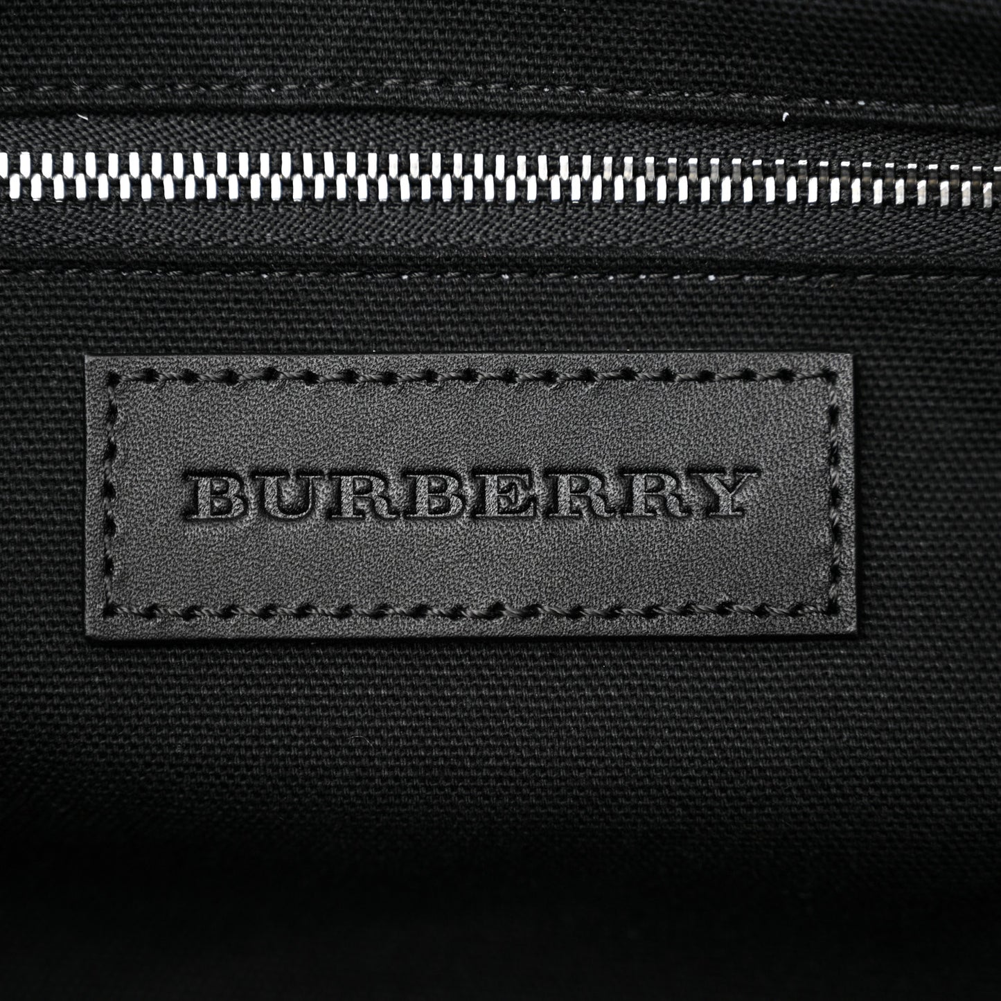 Canvas Mega Check Grained Calfskin Medium Harcourt Satchel Black
