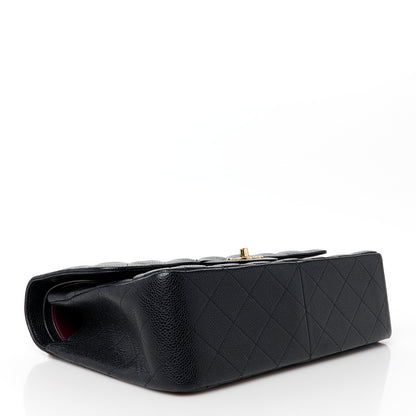 Chanel Caviar Quilted Jumbo Double Flap Black 4 of 12