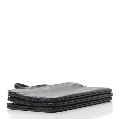Celine Lambskin Small Trio Crossbody Bag Black 4 of 12