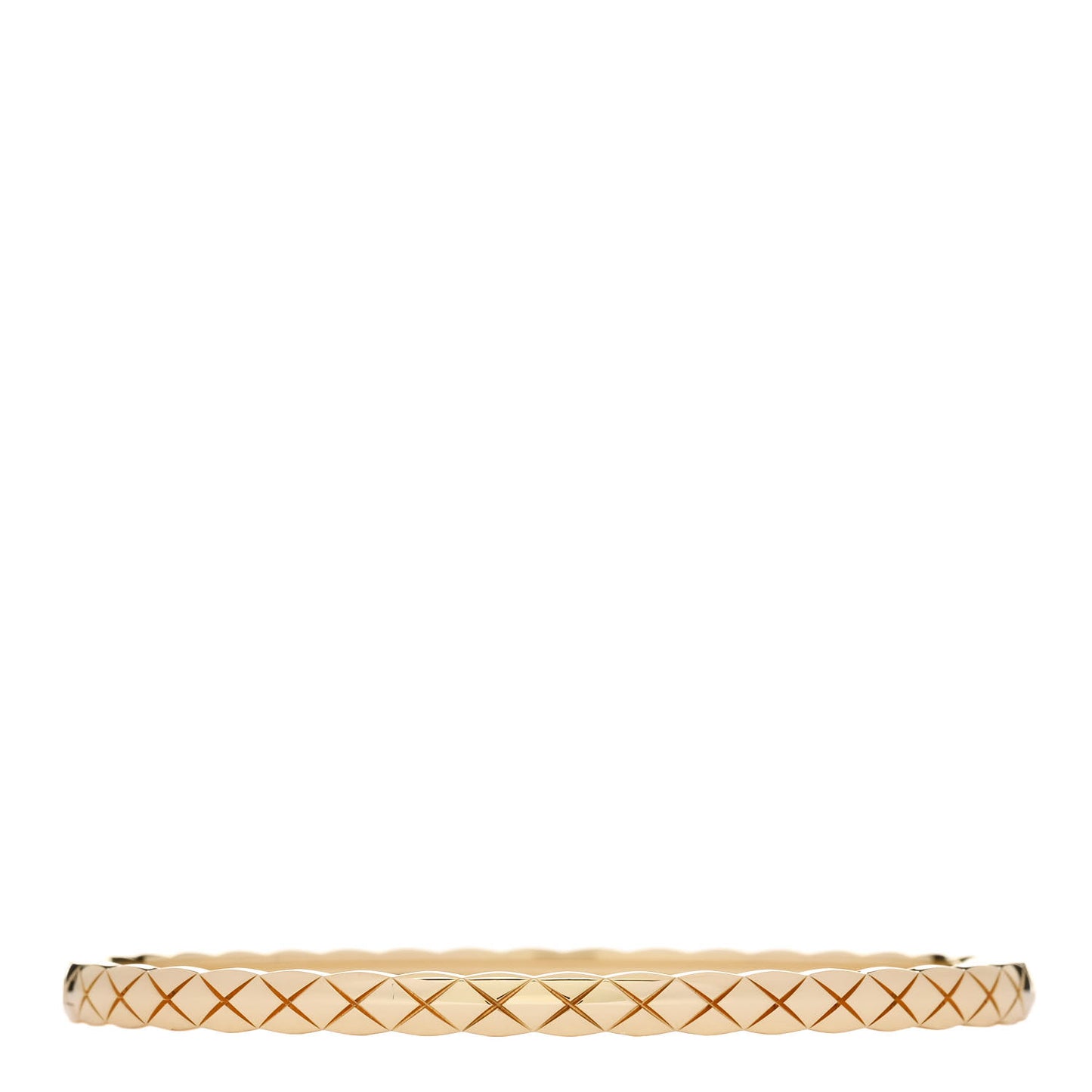 18K Yellow Gold Mini Coco Crush Bangle Bracelet S