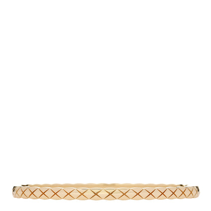 Chanel 18K Yellow Gold Mini Coco Crush Bangle Bracelet S 1 of 3