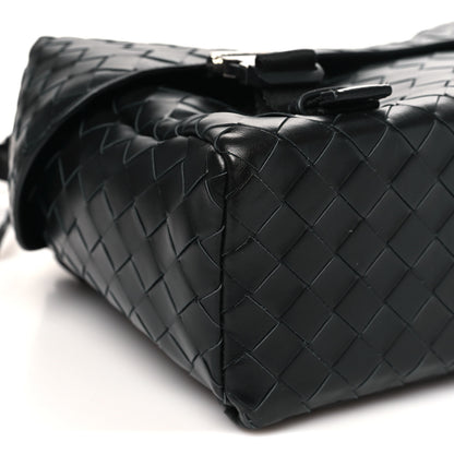 Bottega Veneta Nappa Intrecciato Postino Messenger Black 7 of 8