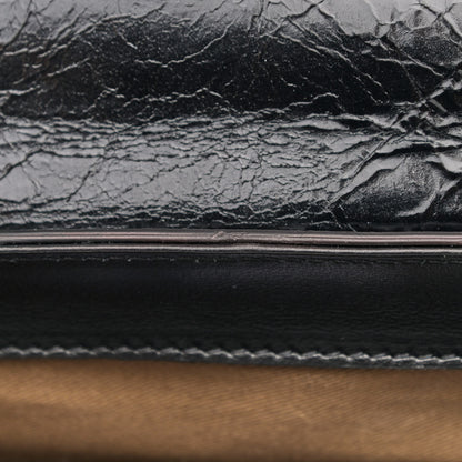 Givenchy Creased Patent Calfskin Medium ID Flap Black 10 of 10