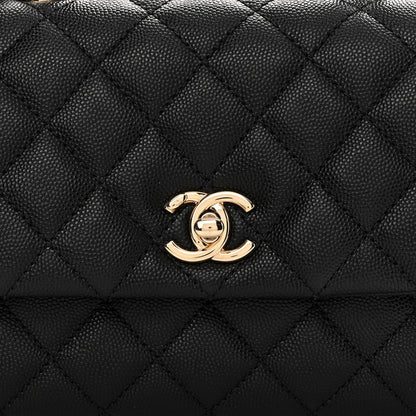 Chanel Caviar Quilted Mini Coco Handle Flap Black 8 of 12