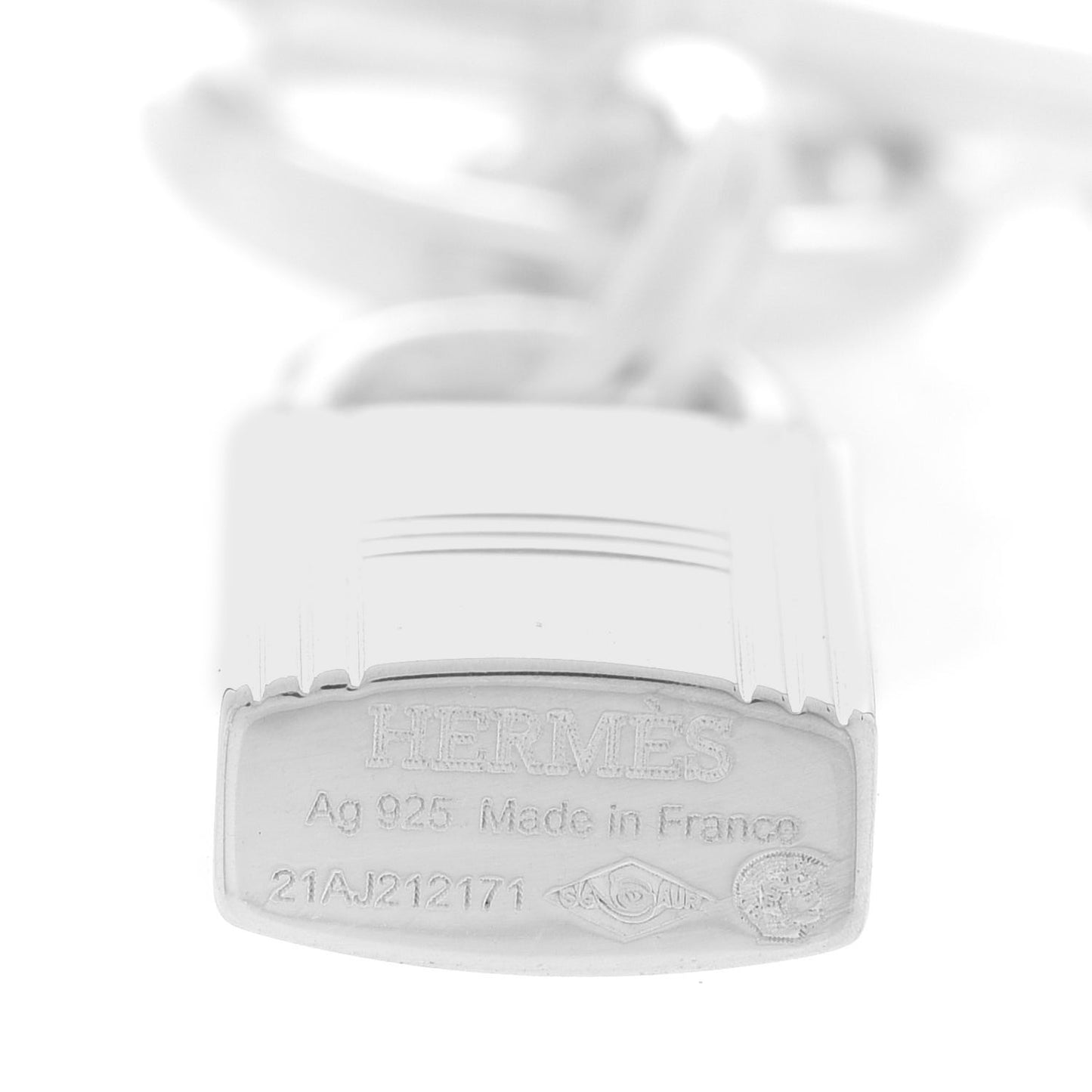 Sterling Silver Cadenas Kelly Lock Pendant Necklace