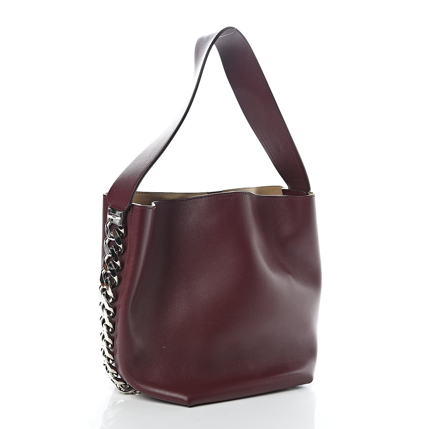Givenchy Calfskin Infinity Bucket Bag Oxblood 4 of 10