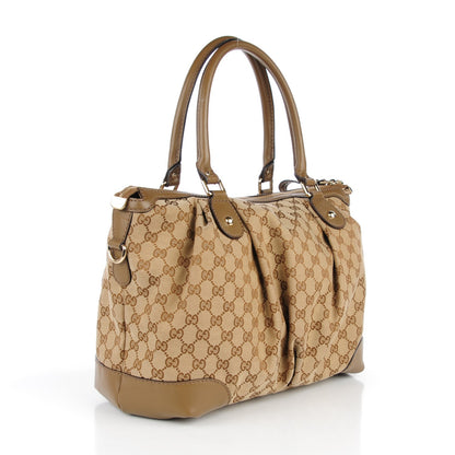 Gucci Monogram Large Sukey Top Handle Brown 3 of 8