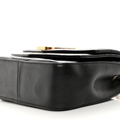 Saint Laurent Lambskin Matelasse Chevron Monogram Small Sulpice Bag Black 11 of 16