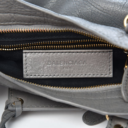 Balenciaga Agneau Giant 12 Gold Hardware Mini City Gris Pyrite 6 of 11
