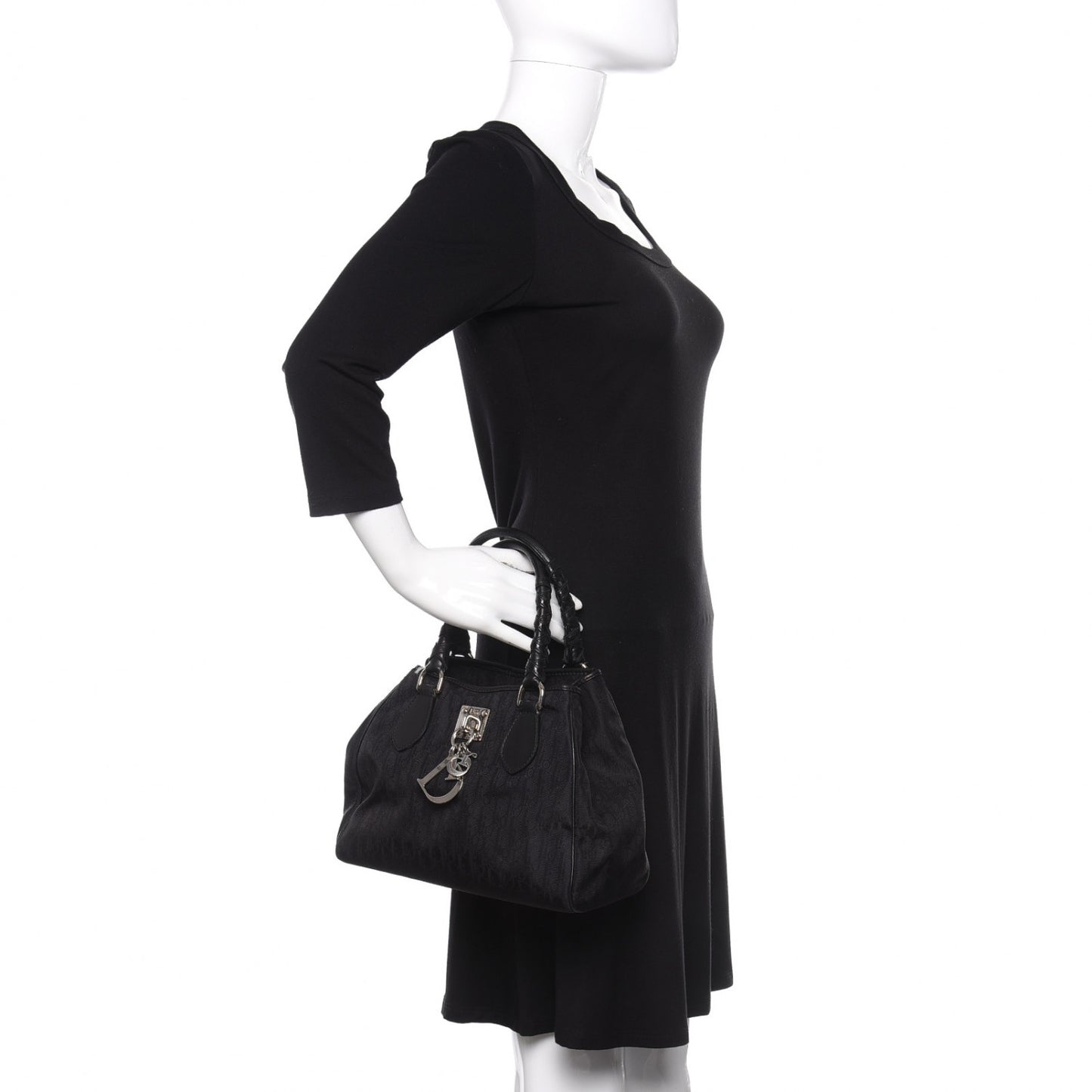 Nylon Monogram Small Lovely Tote Black