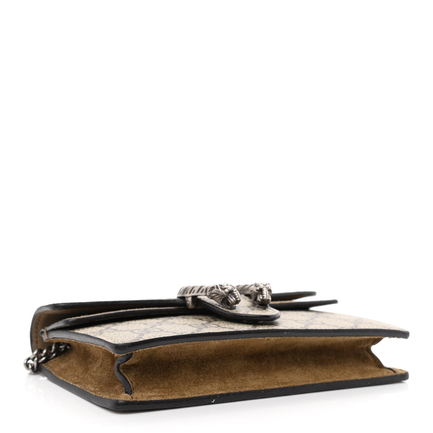 Gucci GG Supreme Monogram Super Mini Dionysus Shoulder Bag Taupe 3 of 9